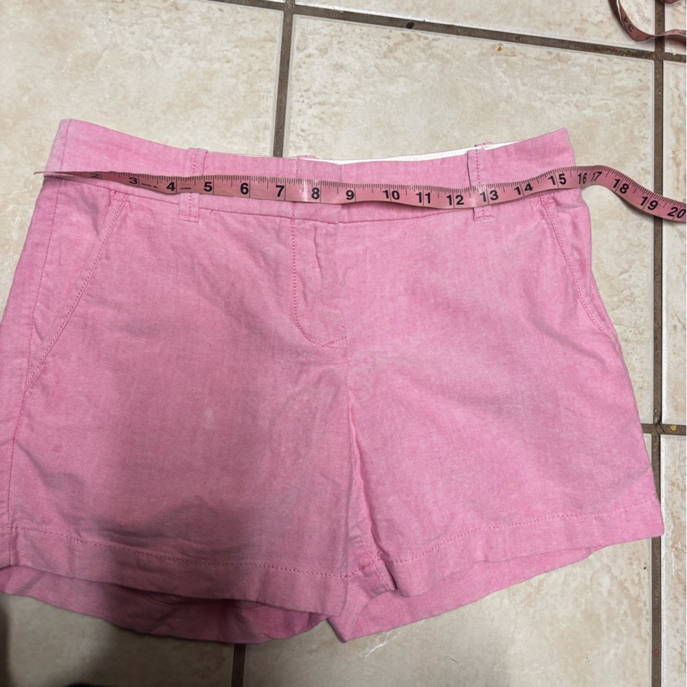 J. Crew City Fit Shorts pink women's size 2 - Picture 5 of 6